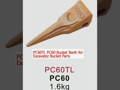 PC60TL PC60 Gigi ember untuk bagian ember excavator