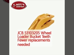 JCB 53103205 Wheel Loader Bucket Teeth Lebih sedikit pengganti yang dibutuhkan