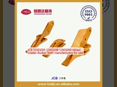 JCB 53103205 53103208 53103209 Wheel Loader Bucket Teeth produsen untuk dijual