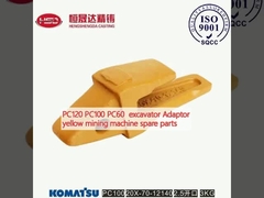 PC120 PC100 PC60 excavator Adaptor bagian ganti mesin pertambangan kuning