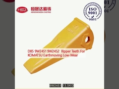 D85 9W2451 9W2452 Teeth Ripper Untuk KOMATSU Earthmoving Low-wear