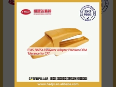 E345 6I6654 Adaptor Excavator Precision OEM Toleransi untuk CAT
