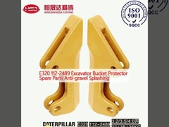 E320 112-2489 Pelindung Ember Excavator suku cadang Anti Splashing kerikil