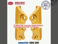 PC400 PC450 Penjaga Ember Excavator Piring Dasar Reweldable Untuk Komatsu