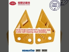 PC56 PC60 D2017074171 Excavator Side Cutter Pembersih Diri Menghilangkan Lumpur