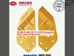 PC300 PC400 207-70-34170 Pemotong Sisi Excavator Untuk Komatsu