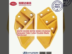 XD210 XD200 XD150 XD60 HYUNDAI Excavator Side Cutter Double-Blade Diperkuat