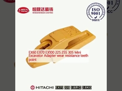 EX60 EX70 EX100 22S 25S 30S Adaptor Mini Excavator titik gigi tahan aus