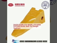 DH220 DH280 2713-9041RC 2713-9038 DOOSAN Bucket Tips Tip Kekuatan Perawatan
