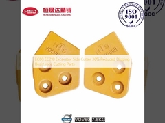 EC60 EC210 Pemotong Sisi Excavator 30% Mengurangi Resistensi Penggalian Bagian Pemotong