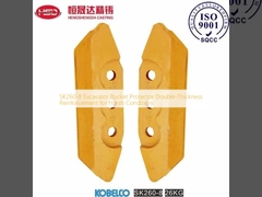SK260-8 Pelindung Ember Excavator Pengukuhan Ketebalan Ganda untuk Kondisi Kekerasan