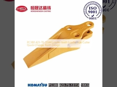 PC380 423-70-13144 Gigi loader Bagian loader Cutter Desain gigi cepat