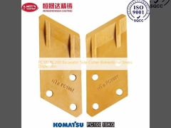 PC100 PC200 Excavator Side Cutter Dispersi tekanan bidirectional