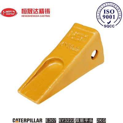 6Y3222 6Y3222RC Bucket Teeth Untuk E307 mini Excavator tahan retak