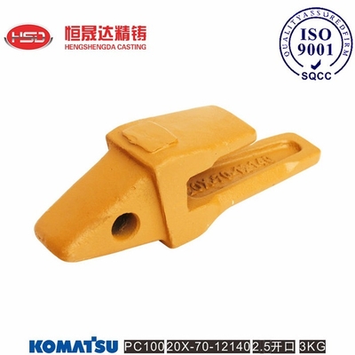 PC120 PC100 PC60 excavator Adaptor bagian ganti mesin pertambangan kuning