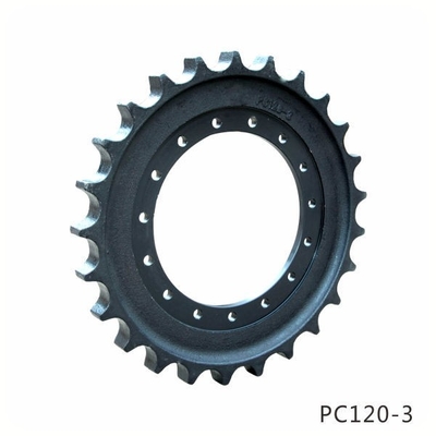 PC120 PC200 PC300 PC400 Komatsu Bagian-bagian kereta bawah tanah Excavator Sprocket