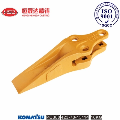 PC380 423-70-13144 Gigi loader Bagian loader Cutter Desain gigi cepat