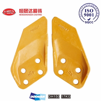 DH55 DH150 Excavator Side Cutter Desain Pemotongan Sederhana Layanan OEM