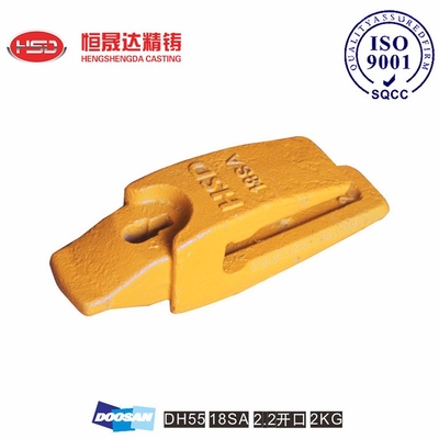 DH55 DH130 DH220 DH258 18SA 2713-1218 Bucket Adapter Desain anti kelelahan