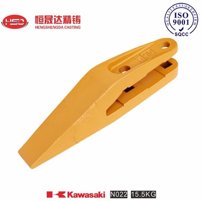 N022 Kawasaki Excavator Loader Gigi Zona Kekerasan Ganda Hard Edge Hard Base