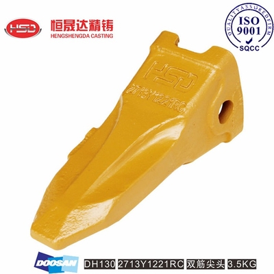 DH130 DH55 2713Y1221 18S Excavator Bucket Teeth Triple tempered anti fraktur