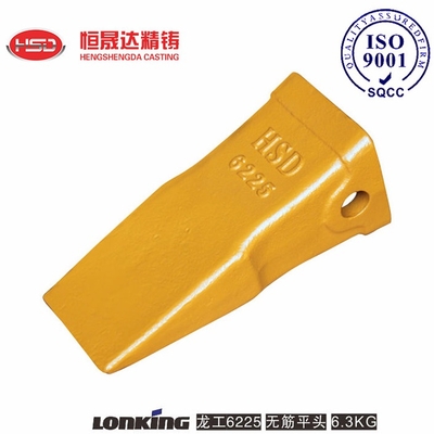 LG6225 Lonking Excavator Bucket Gigi Anti Fatigue Retak Datar