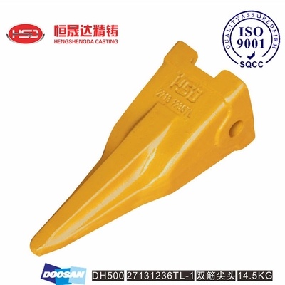 DH500 27131236RC DOOSAN Excavator Besar es ember Gigi Optimasi bentuk gigi